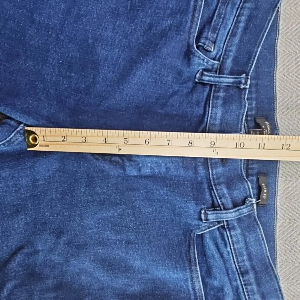 Banana Republic Watershed Mill Valley Denim Jeans Men's 33x30 Slim‎ Fit Blue EUC